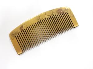 アンティーク　本鼈甲　漆塗り蒔絵　櫛